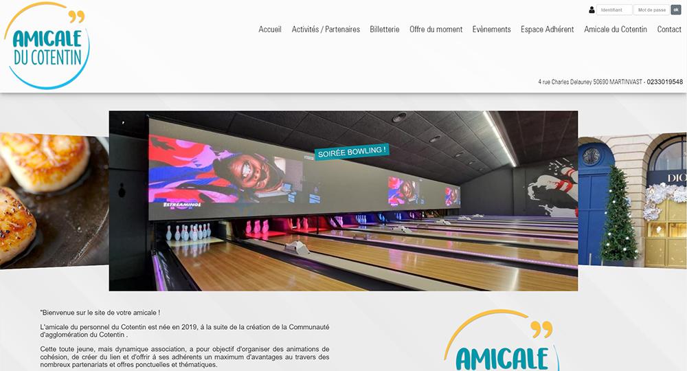 Lancement du site l' Amicale du Cotentin