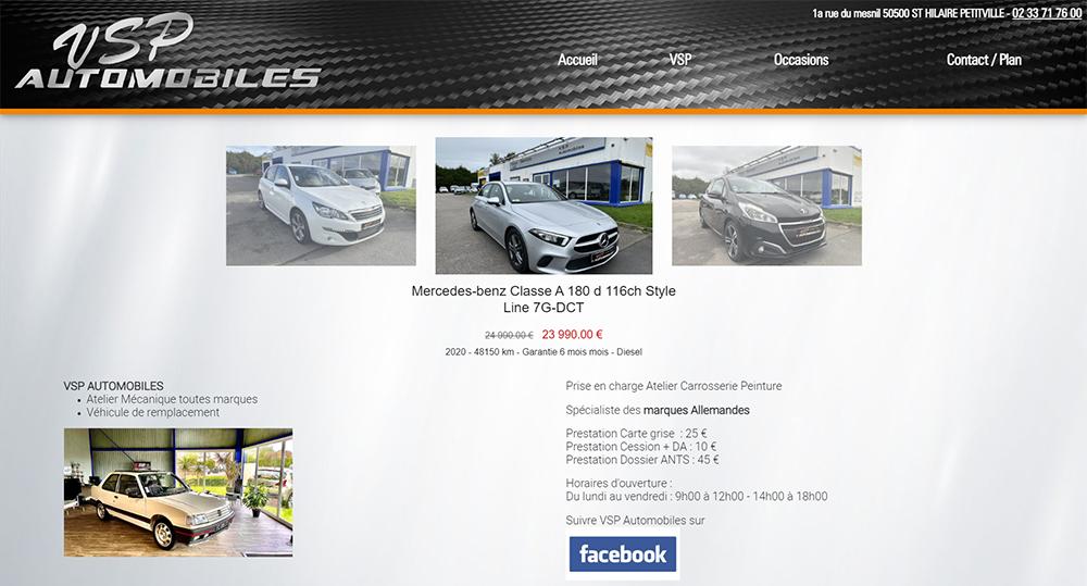 Mise &agrave; jour VSP Automobiles