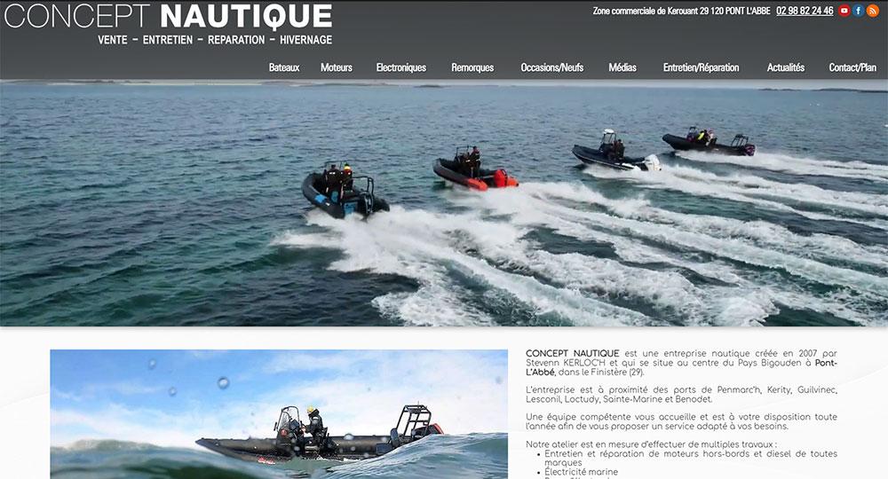 Mise &agrave; jour Concept Nautique